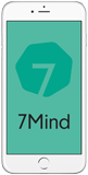 Smartphone mit 7Mind App
